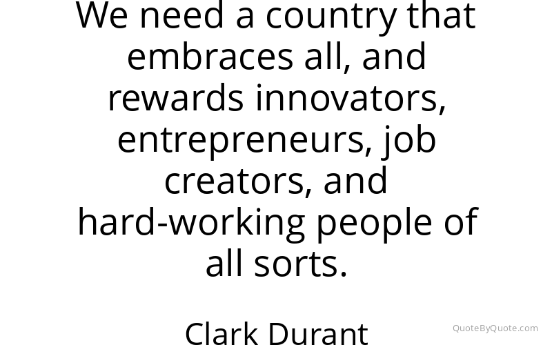 Preview image for this quote by Clark Durant