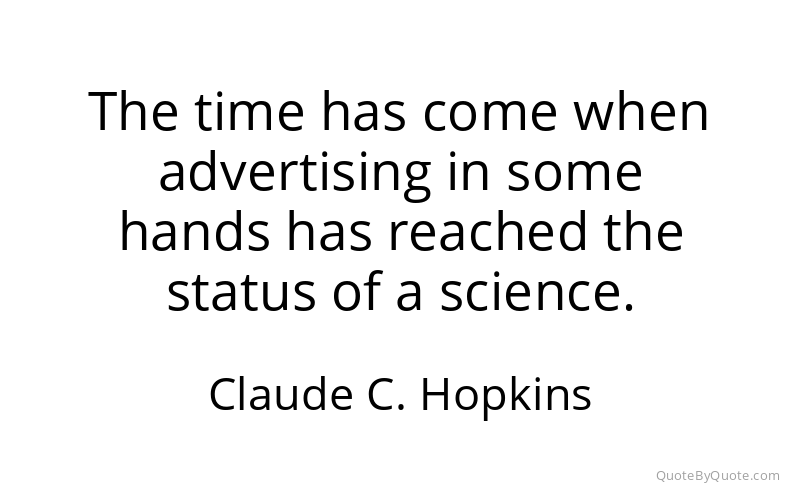 Preview image for this quote by Claude C. Hopkins