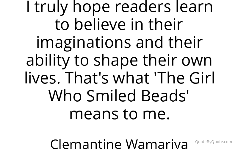 Preview image for this quote by Clemantine Wamariya