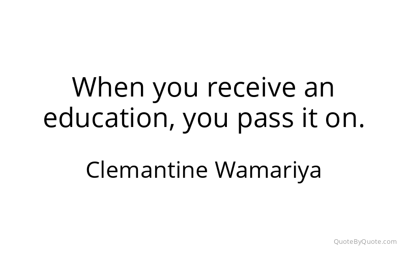 Preview image for this quote by Clemantine Wamariya